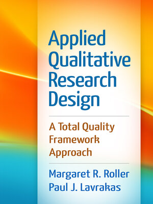 cover image of Applied Qualitative Research Design